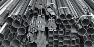 Different sizes of aluminum