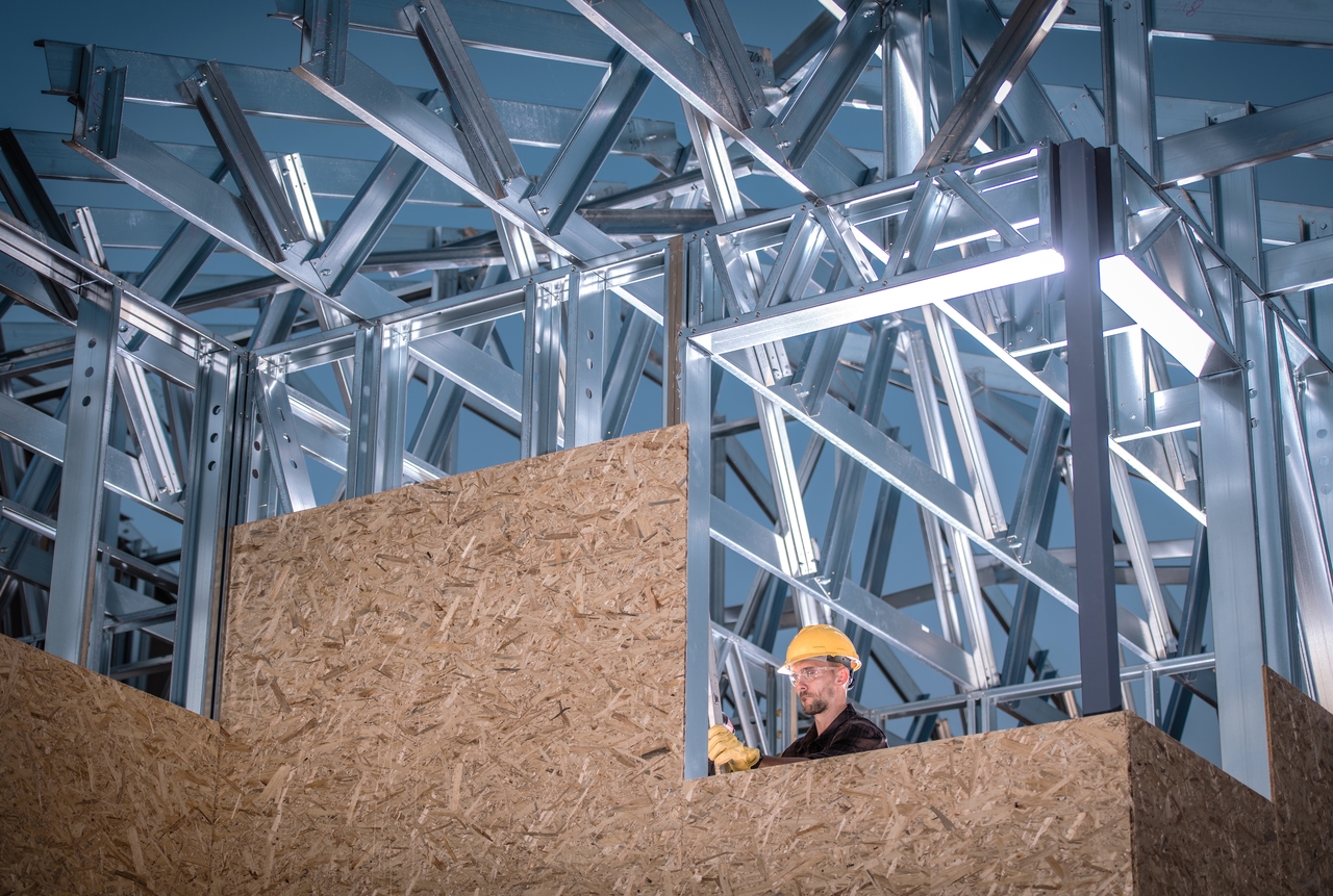 Man at a construction site