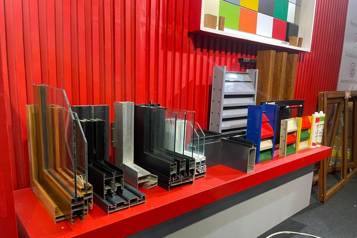 Aluminum profiles designed for easy fabrication and installation