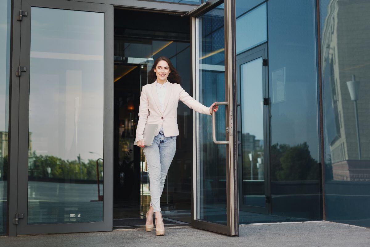 AMC Aluminum profiles for strong and reliable swing door installations