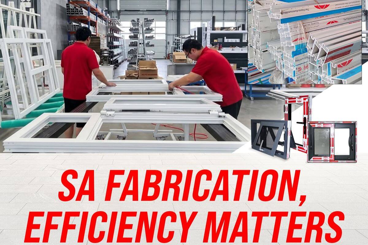 Aluminum profiles prepared for fabrication to support precise fitting and reliable installation