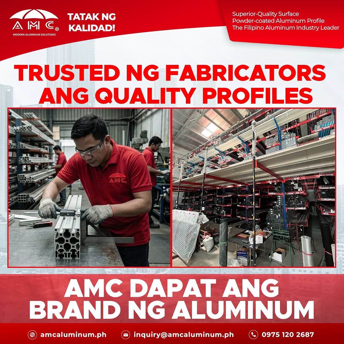 Fabricator working with aluminum profiles trusted by installers for quality custom extrusion projects